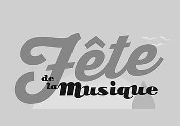 Fete de la musique organization and celebration logo