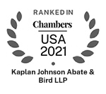 Ranked In Chambers | USA 2021 | Kaplan Johnson Abate & Bird LLP